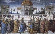 Christian kingdom of heaven will be the key to St. Peter's, Pietro Perugino